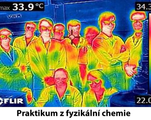 Termosnímek studentů