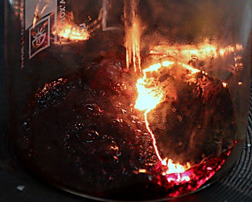 Samozápalná syntéza kobaltnatého ferritu