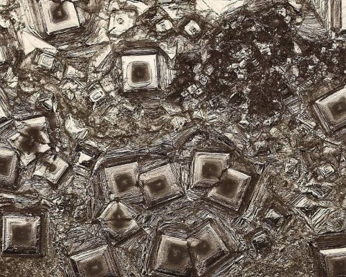 Krása krystalů NaNO3