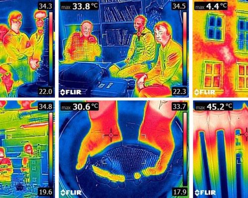 Život na katedře v infračervené oblasti